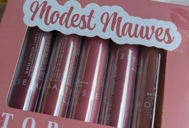 Italia Deluxe Top Five Mousse Matte Lipstick Set Modest Mauves