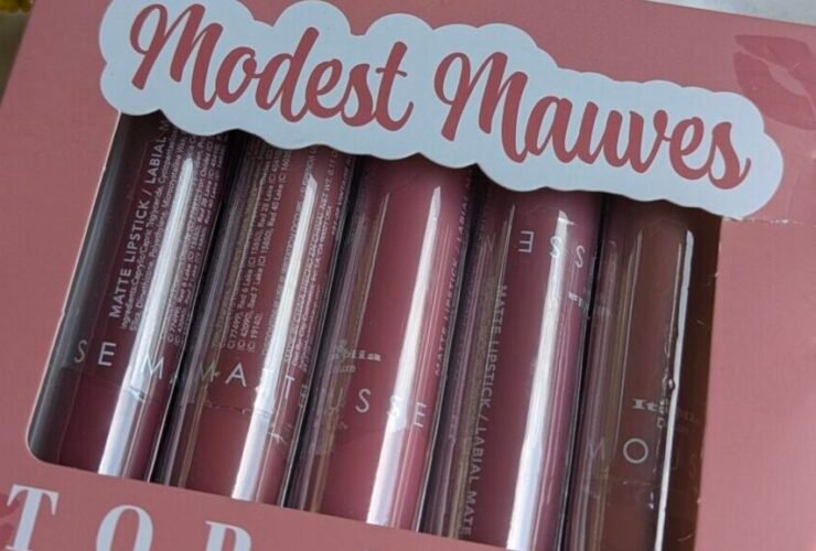 Italia Deluxe Top Five Mousse Matte Lipstick Set Modest Mauves